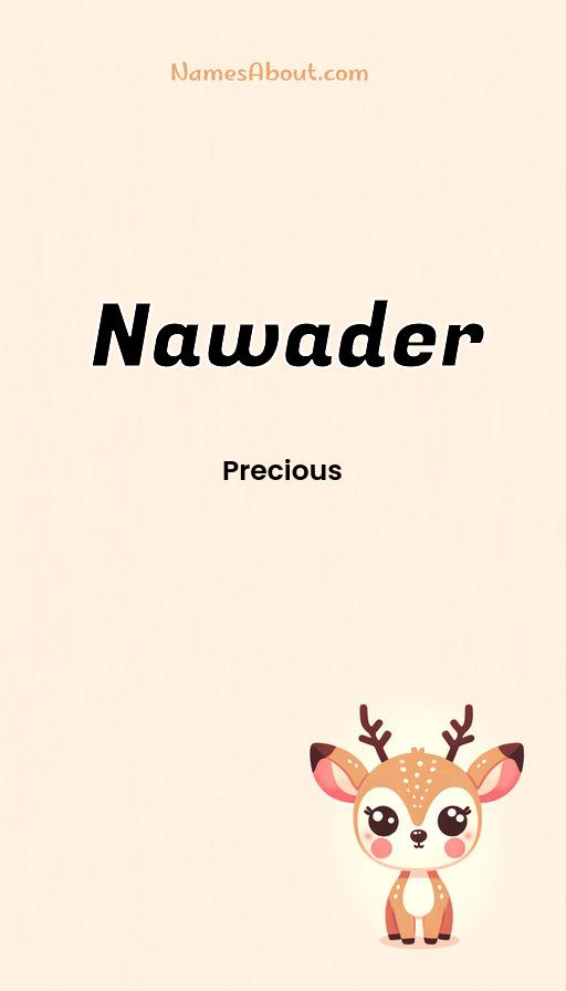 Nawader name and meaning