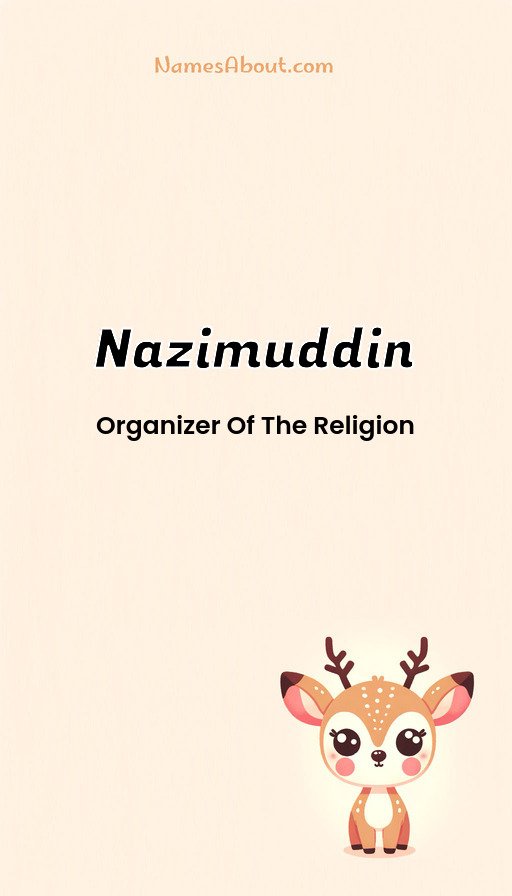 Meaning of Nazimuddin 