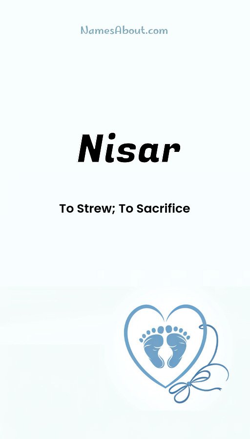 Meaning of Nisar