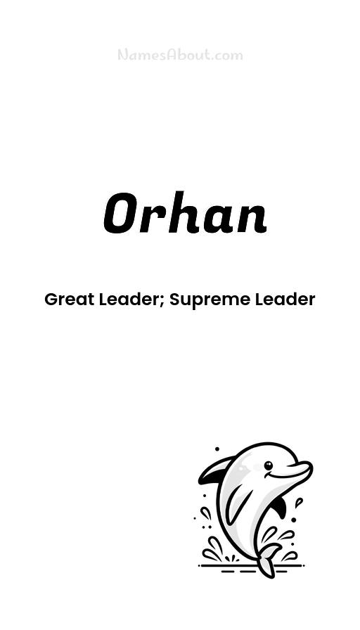 Orhan name and meaning