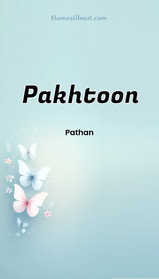 Meaning of Pakhtoon