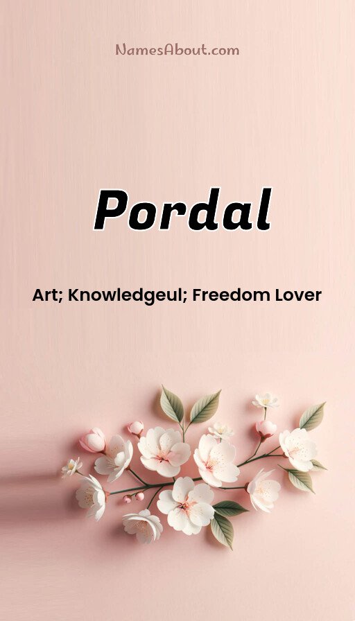 Meaning of Pordal