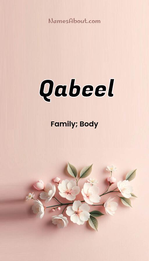 Meaning of Qabeel