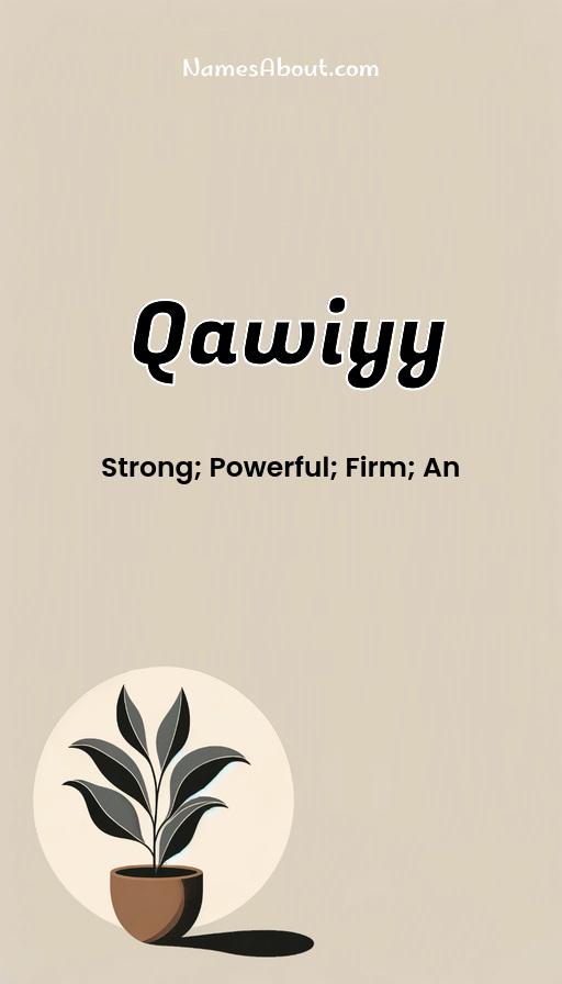 Illustration of Qawiyy