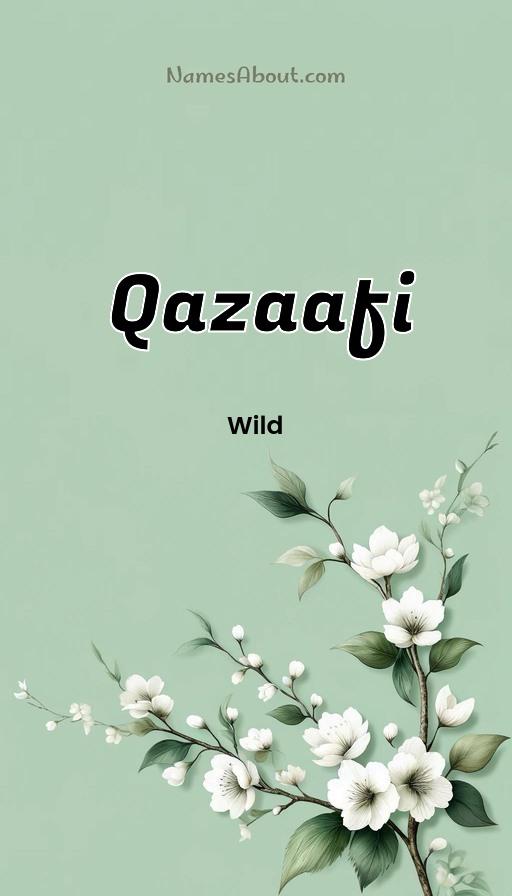 Illustration of Qazaafi