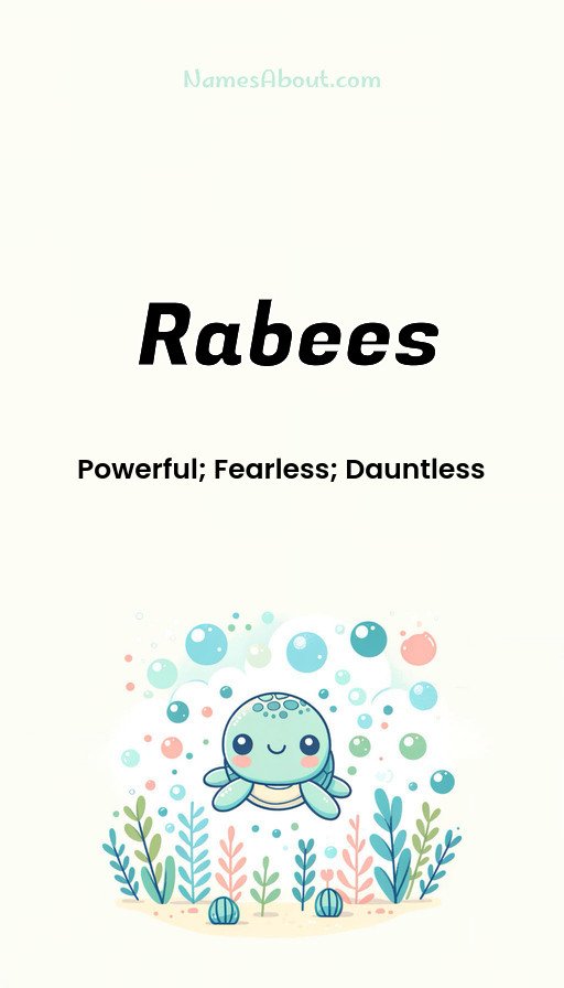 Meaning of Rabees