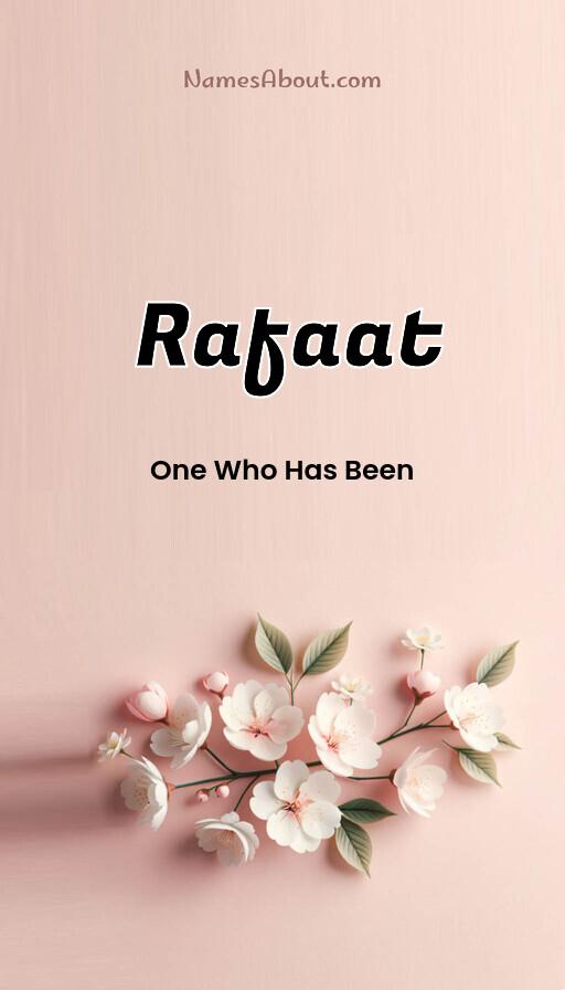 Meaning of Rafaat