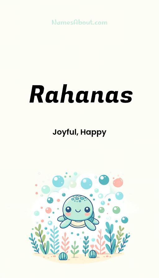 Rahanas name and meaning