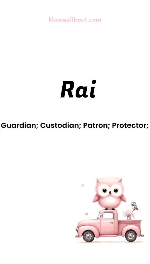 Meaning of Rai