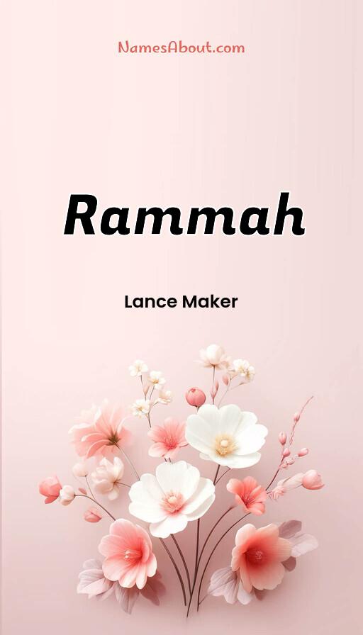 Rammah name and meaning