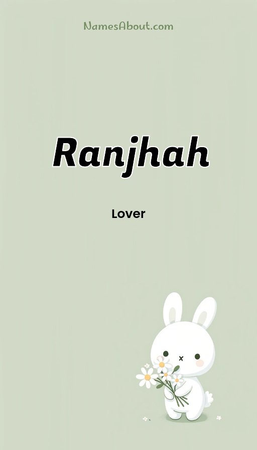 Meaning of Ranjhah