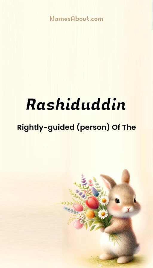Meaning of Rashiduddin 
