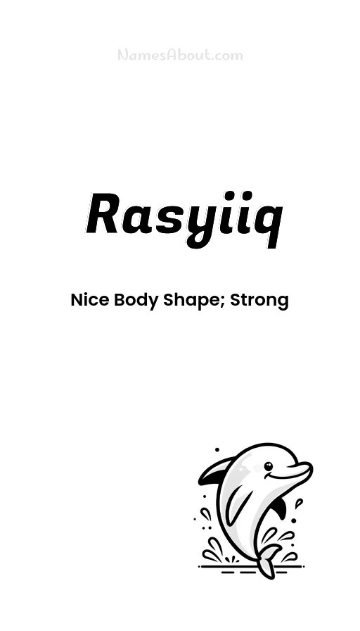 Meaning of Rasyiiq