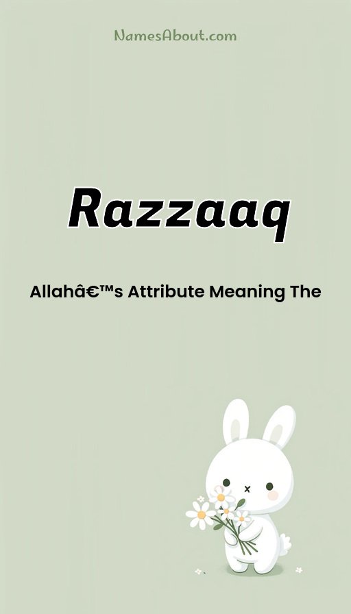 Meaning of Razzaaq