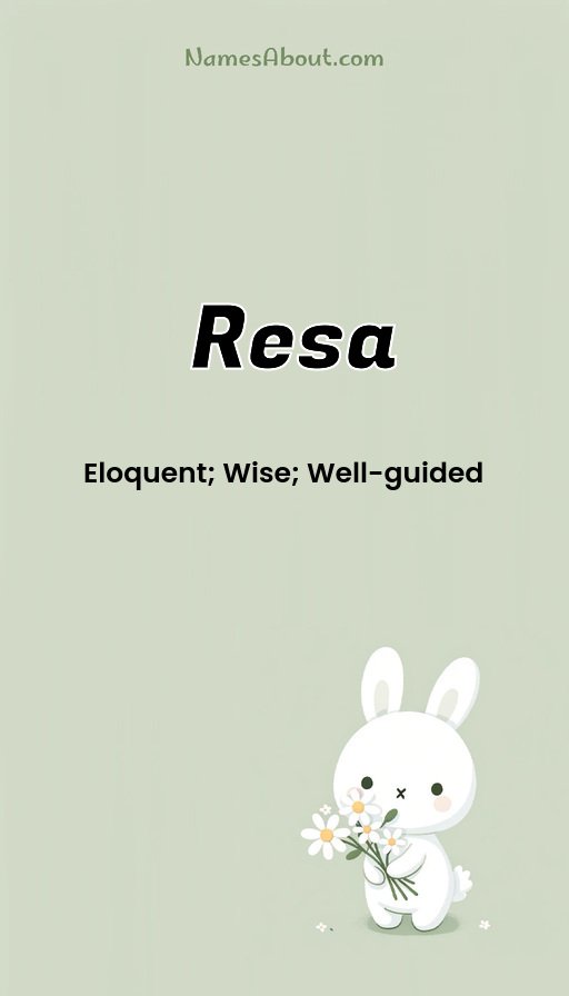 Meaning of Resa