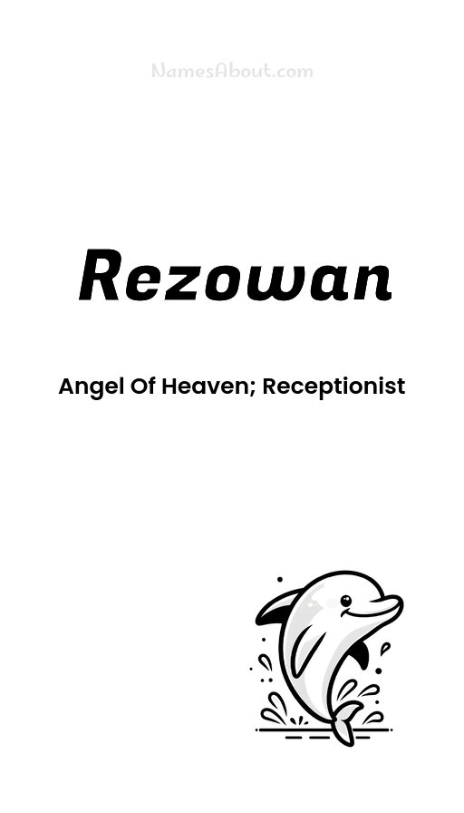 Meaning of Rezowan