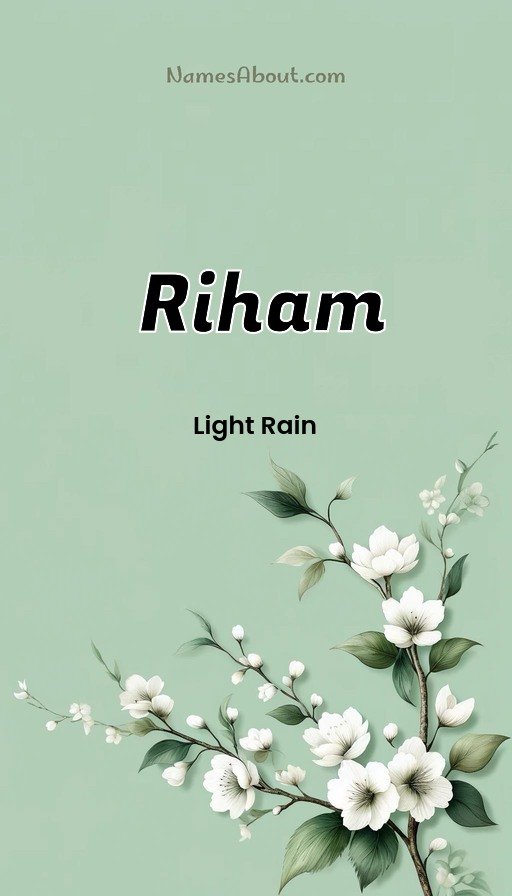 Meaning of Riham