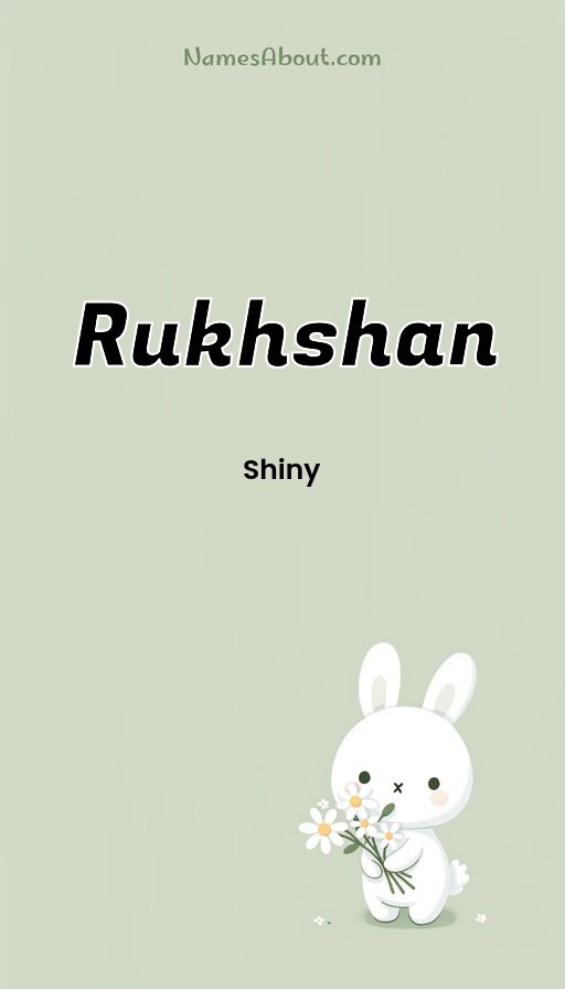 Meaning of Rukhshan