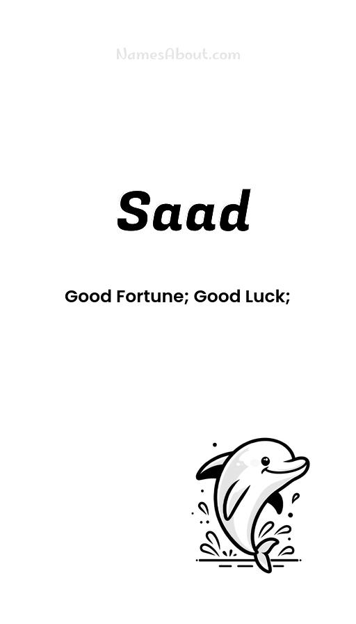 Meaning of Saad