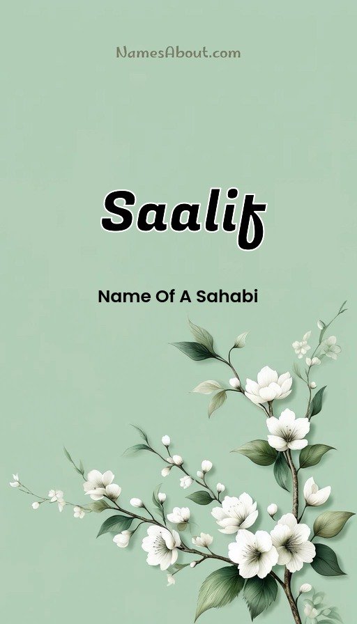 Meaning of Saalif