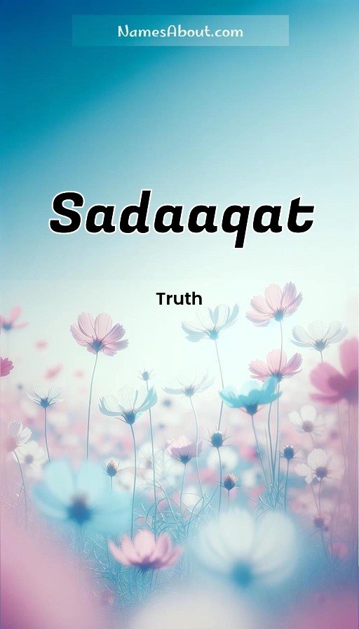 Meaning of Sadaaqat