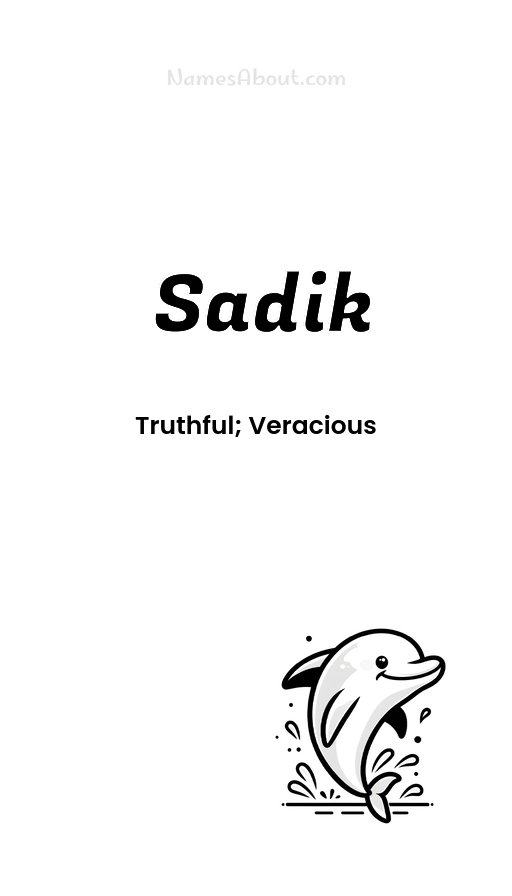 Meaning of Sadik