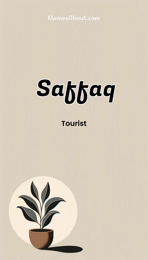 Saffaq name and meaning