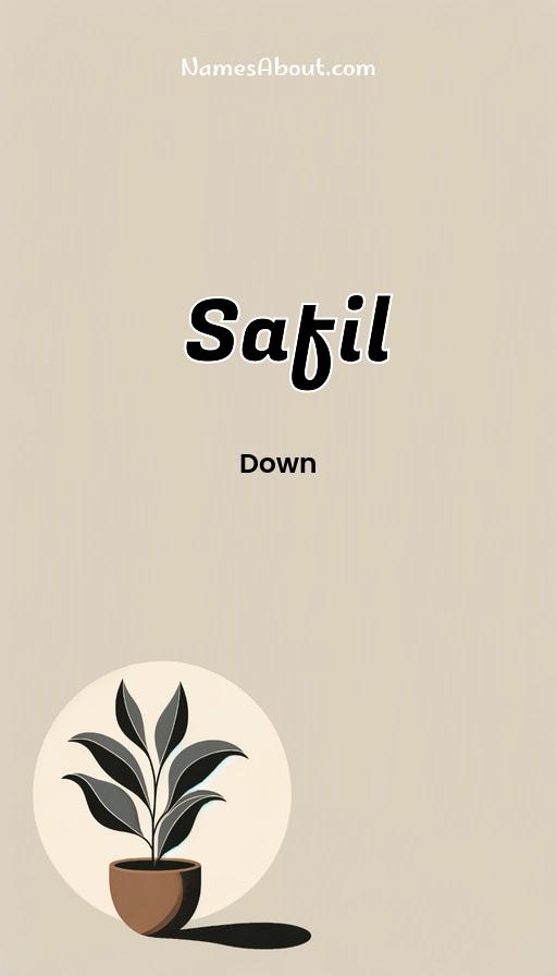 Safil name and meaning