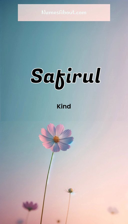 Meaning of Safirul