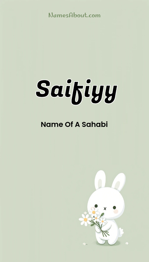 Meaning of Saifiyy