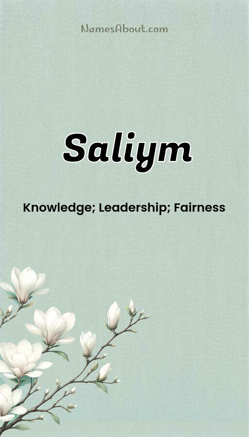 Meaning of Saliym