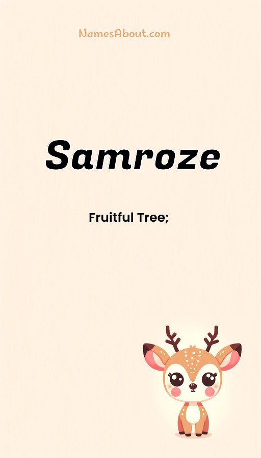 Meaning of Samroze