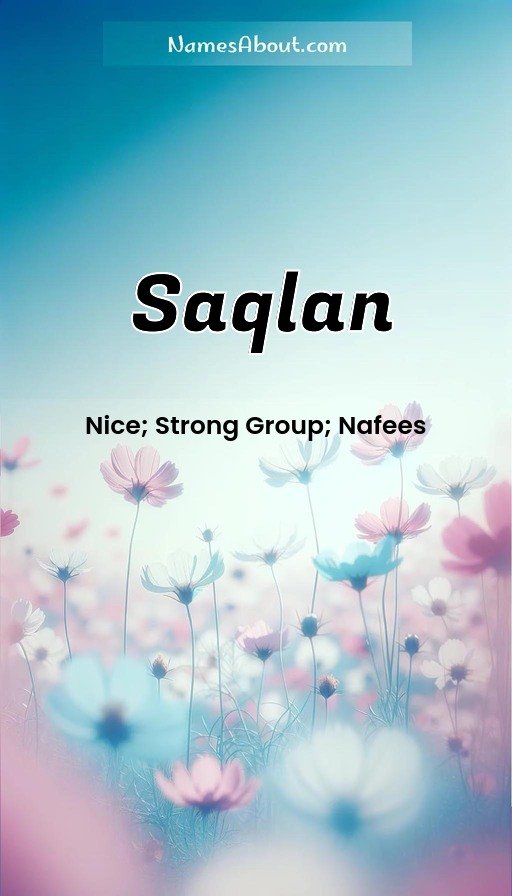 Meaning of Saqlan