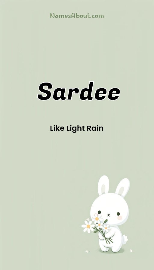 Meaning of Sardee