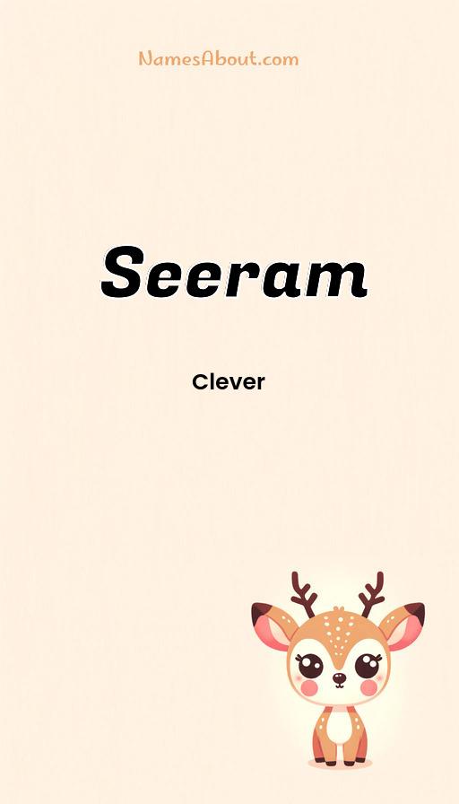 Seeram name and meaning