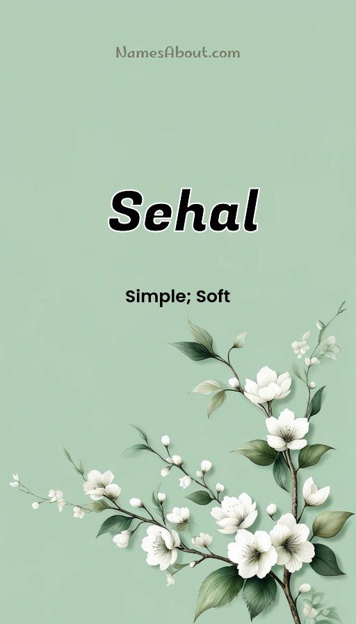 Meaning of Sehal