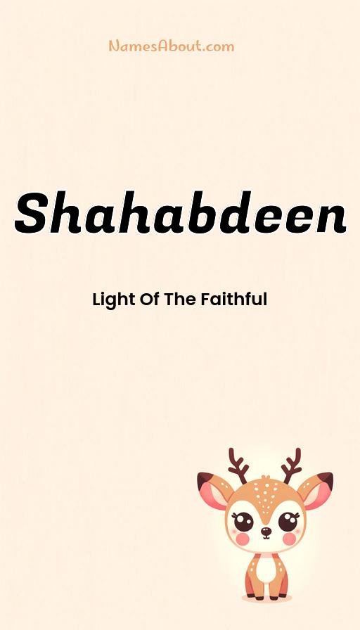 Shahabdeen name and meaning