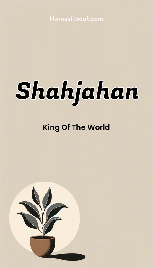 Meaning of Shahjahan