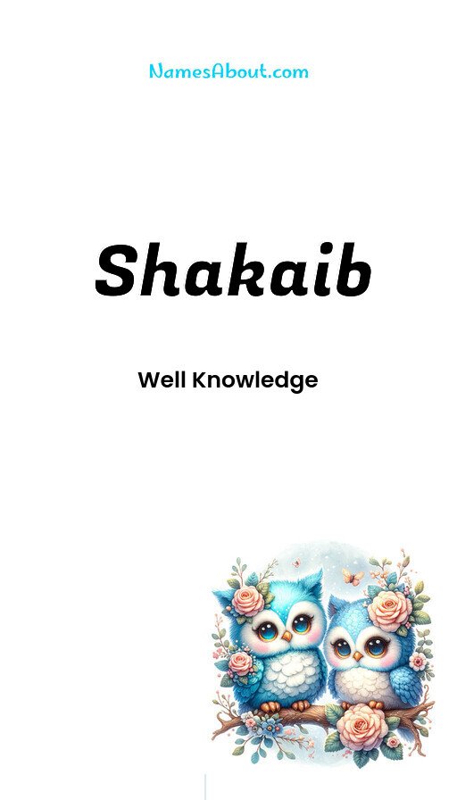Meaning of Shakaib