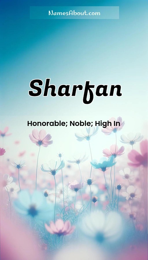 Meaning of Sharfan
