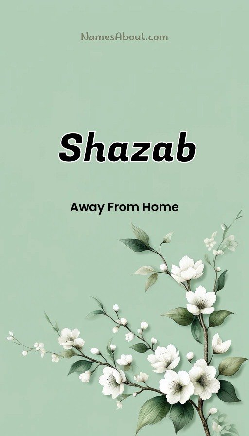 Meaning of Shazab
