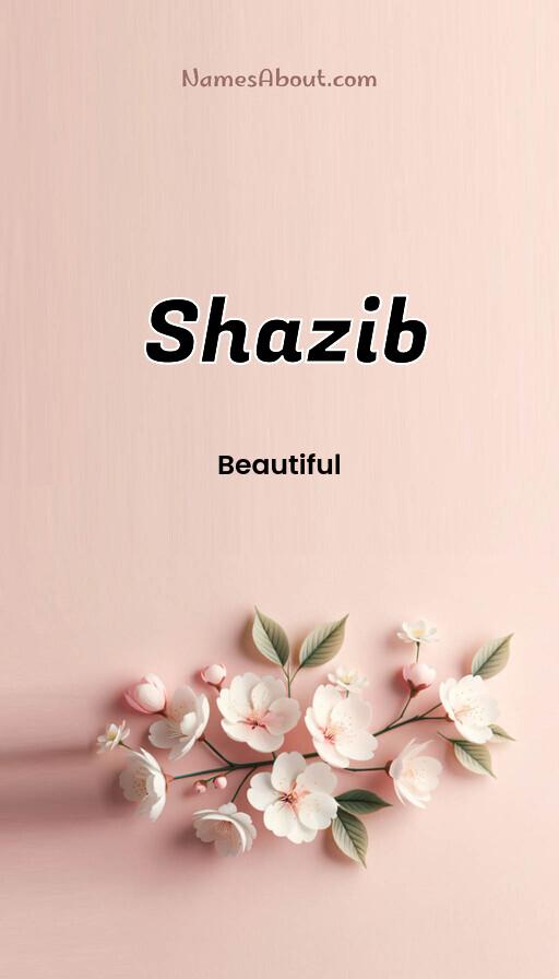 Meaning of Shazib