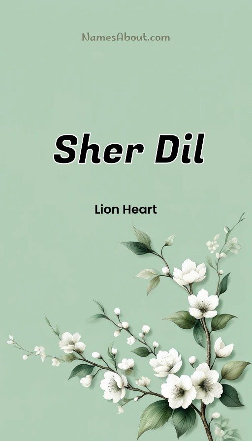 Meaning of Sher dil