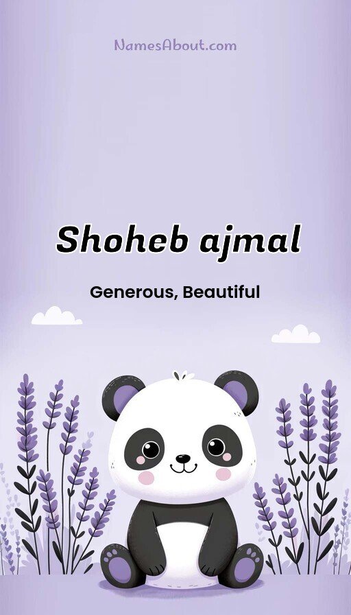 Meaning of Shoheb ajmal