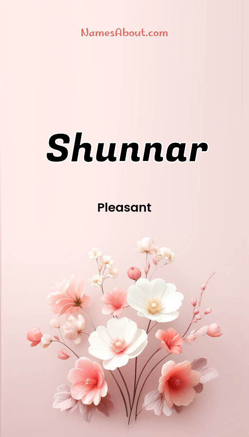 Meaning of Shunnar