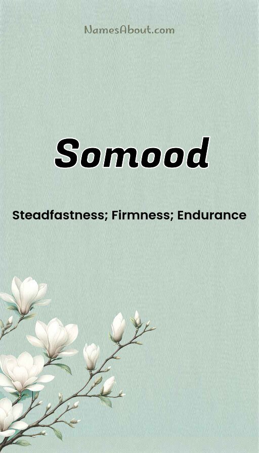 Meaning of Somood