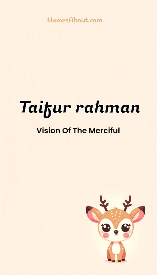 Meaning of Taifur rahman