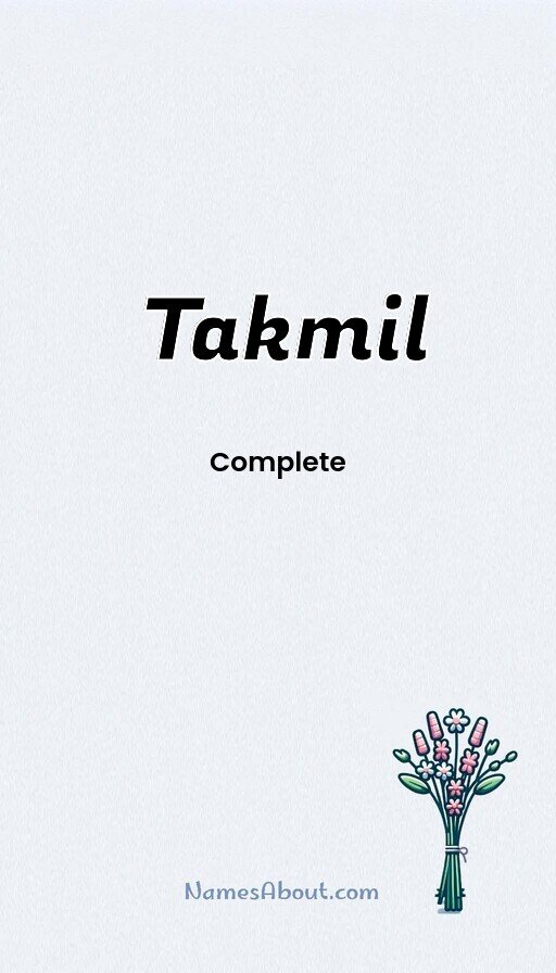 Meaning of Takmil