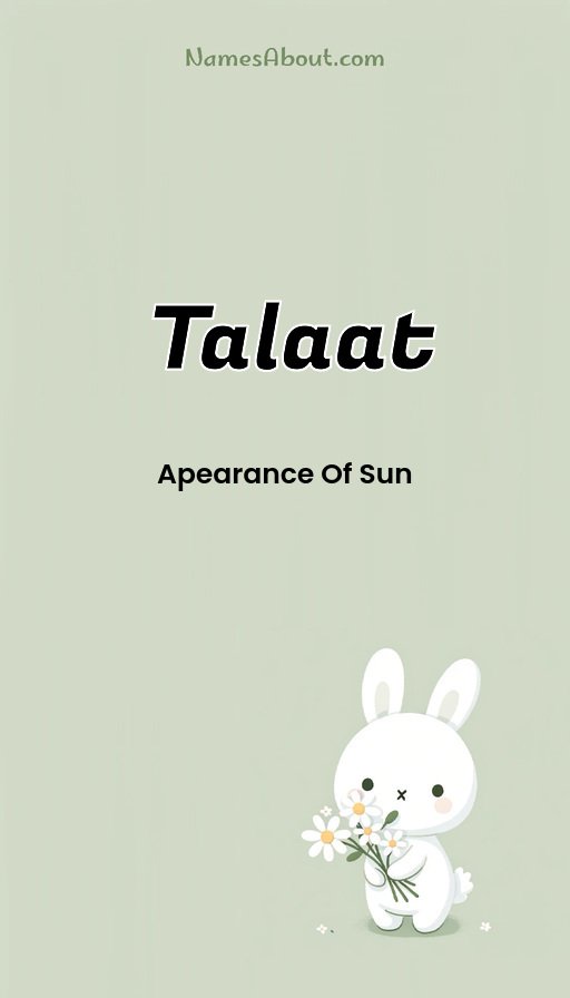 Meaning of Talaat