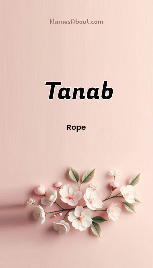 Meaning of Tanab